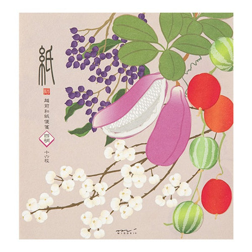 Midori - Letter Set - Kami - Fruits & Berries
