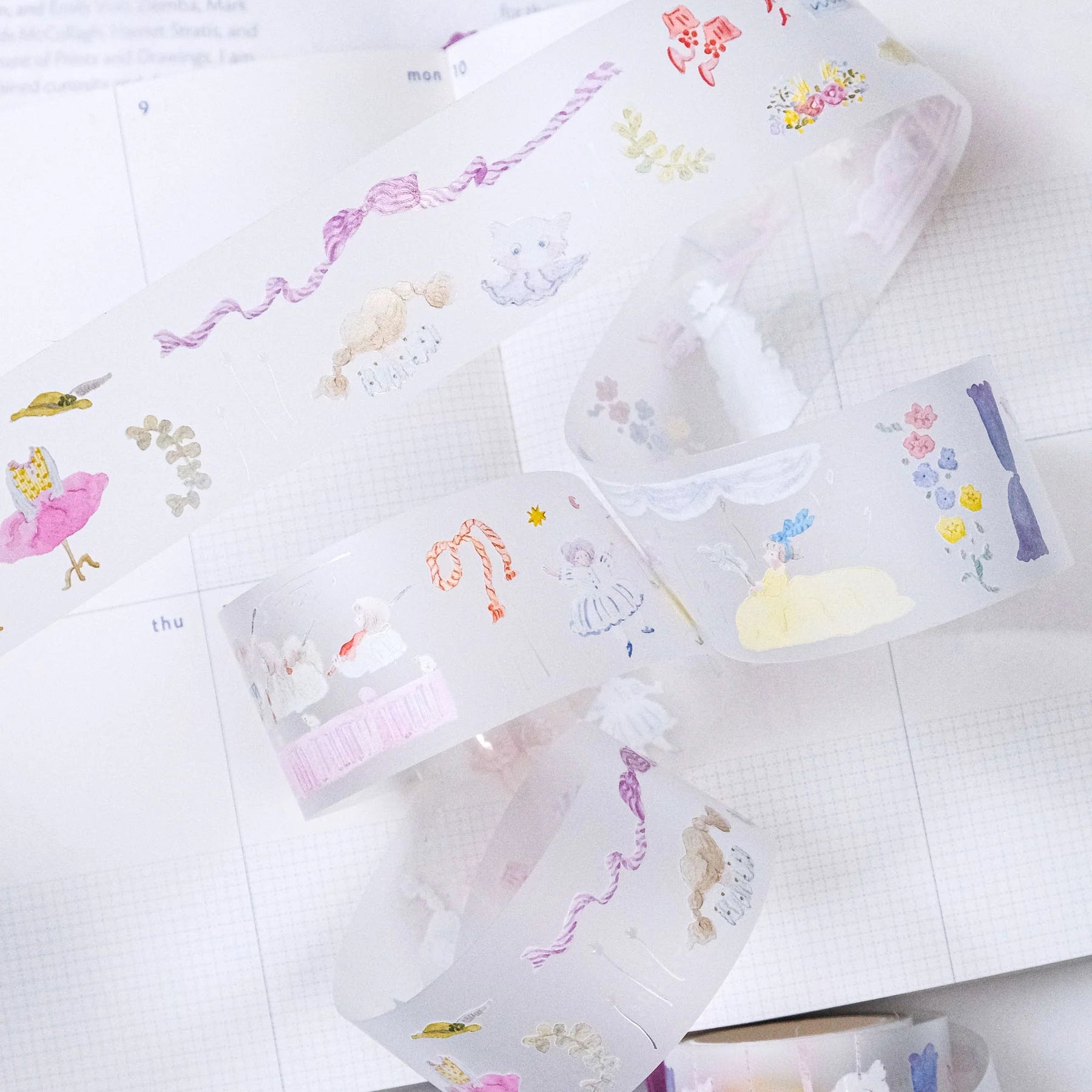 Dodolulu - Washi Tape - Inside the Music Box (PET)