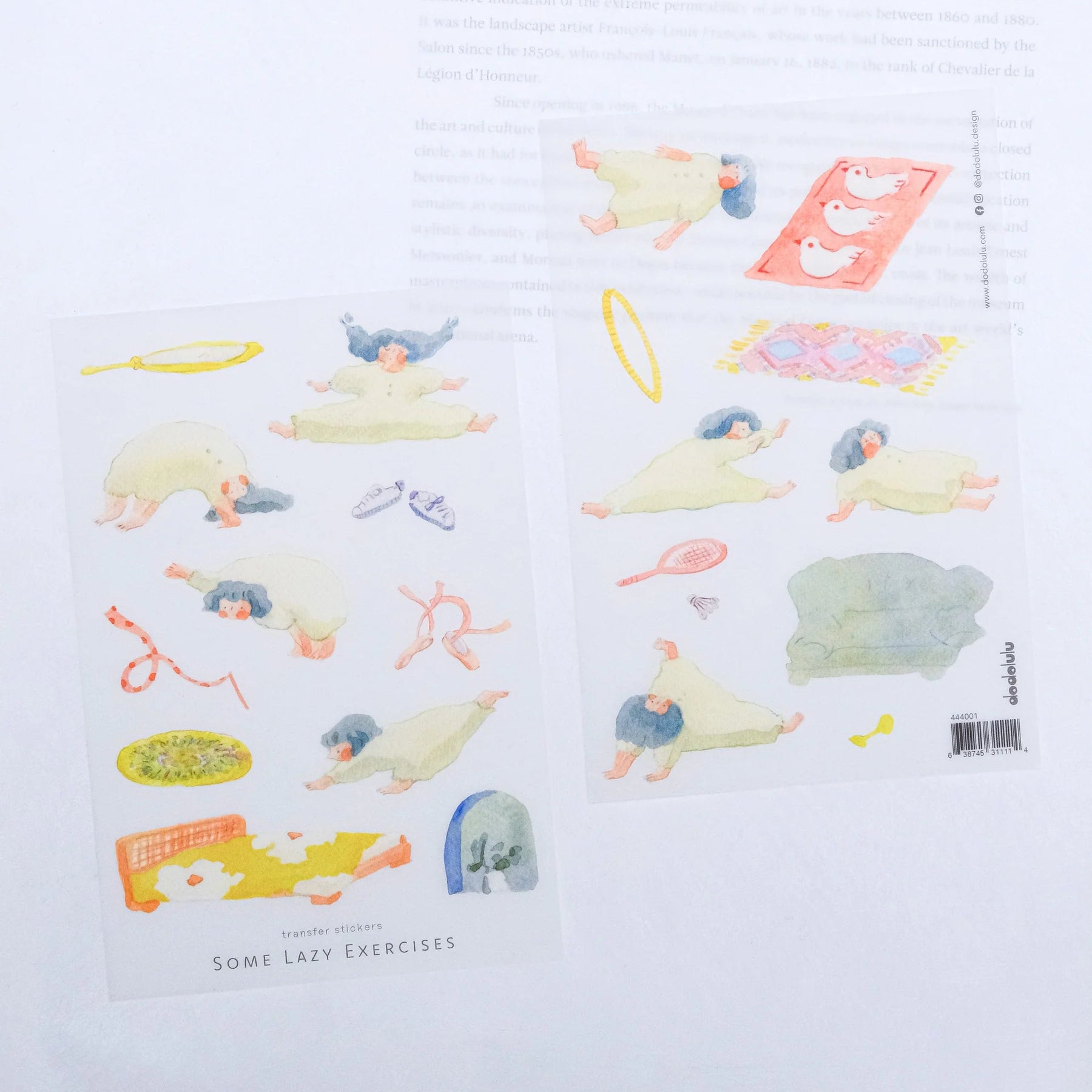 Dodolulu - Planner Sticker - Some Lazy Exercises