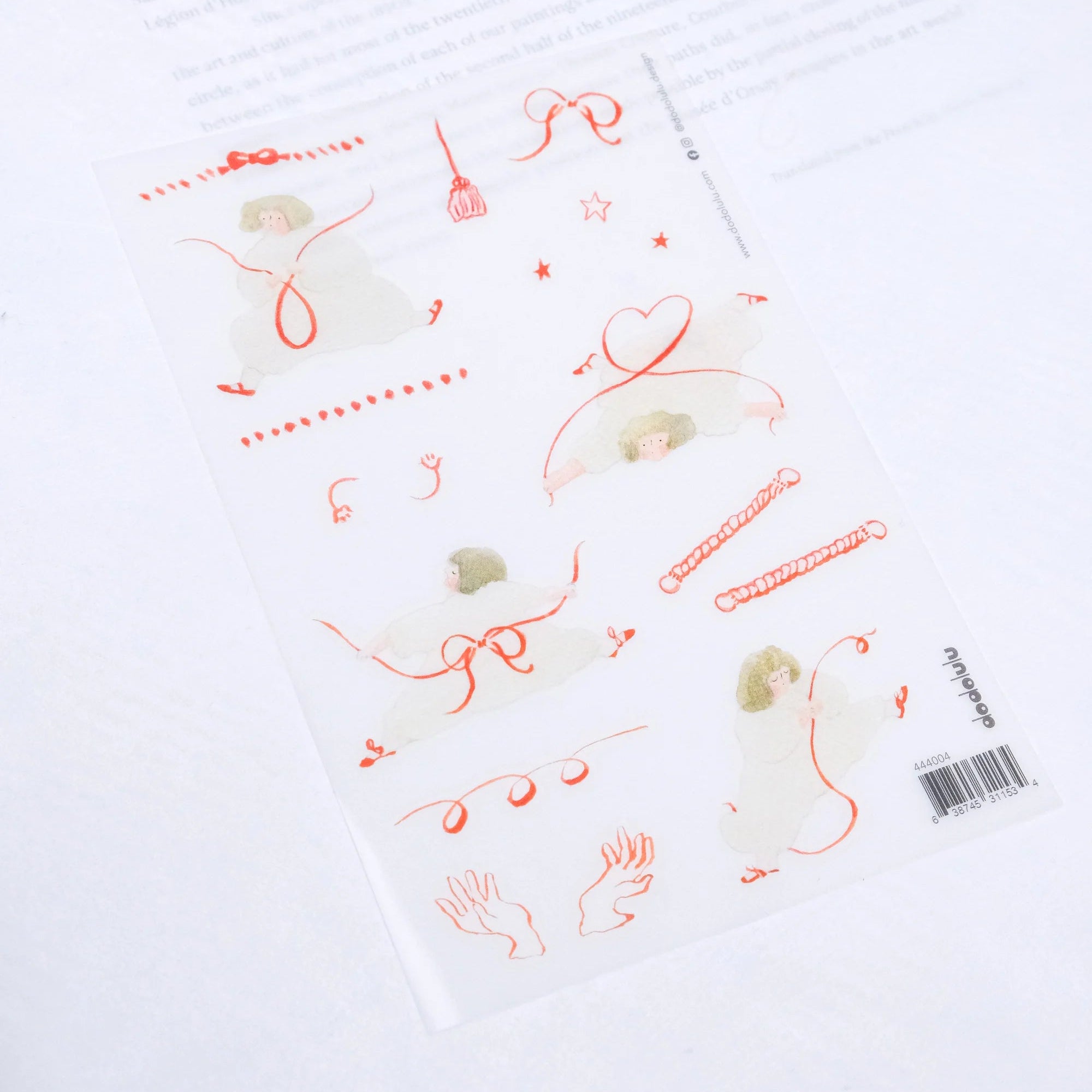 Dodolulu - Planner Sticker - Some Red Lines