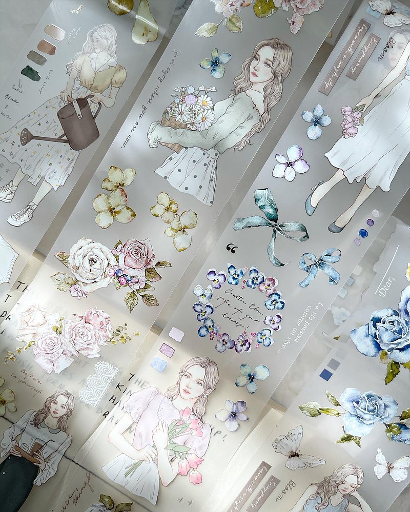 Pion - Washi Tape - Bloom (PET) <Outgoing>