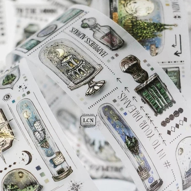 LCN Design Studio - Washi Tape - Pieces Of The Universe Stars (PET)