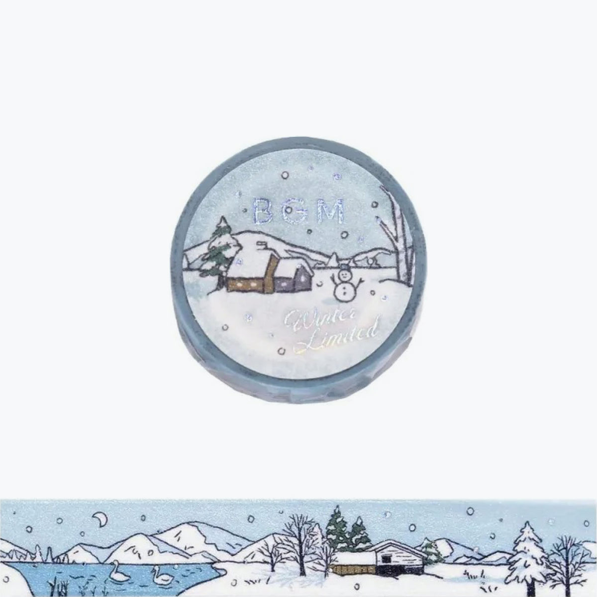 BGM - Washi Tape - 2025 Winter Limited - Snow Lake Cabin