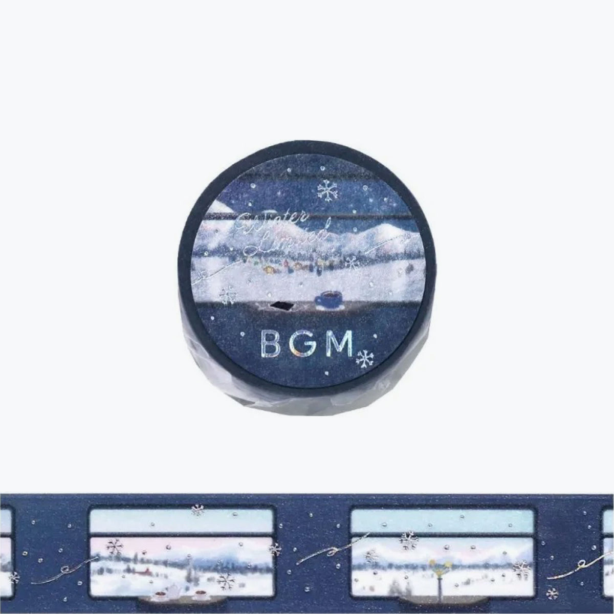 BGM - Washi Tape - 2025 Winter Limited - Snow Train