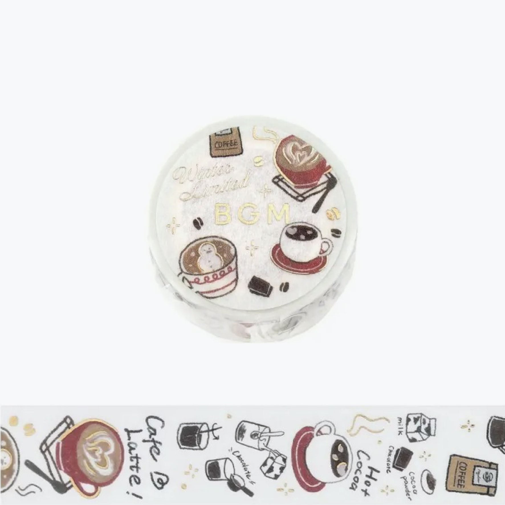 BGM - Washi Tape - 2025 Winter Limited - Winter Drink