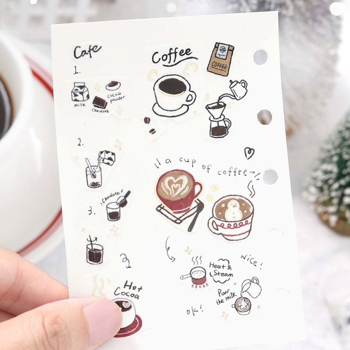 BGM - Washi Tape - 2025 Winter Limited - Winter Drink