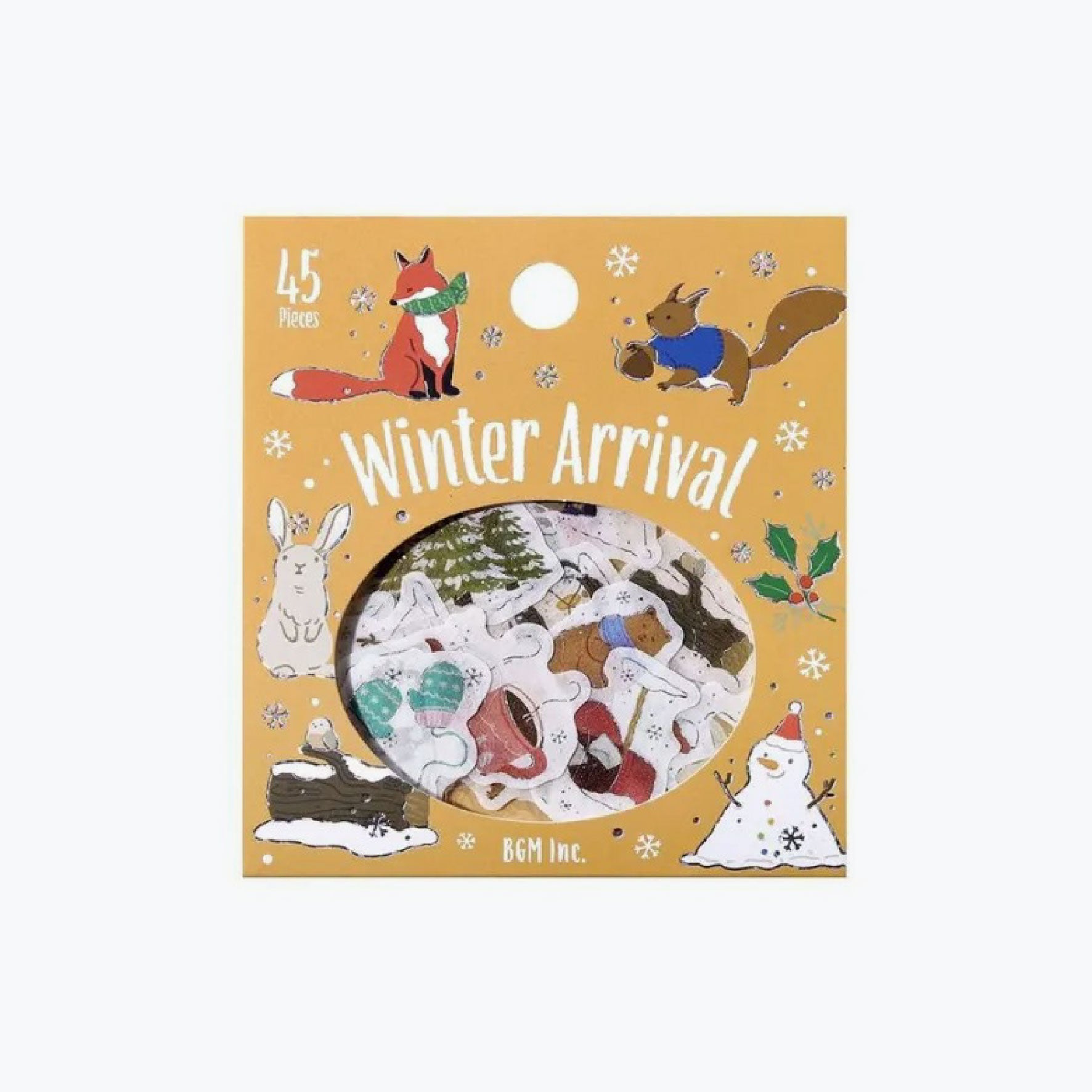 BGM - Planner Sticker - Flake Seal - 2025 Winter Limited - Winter Arrival <Outgoing>