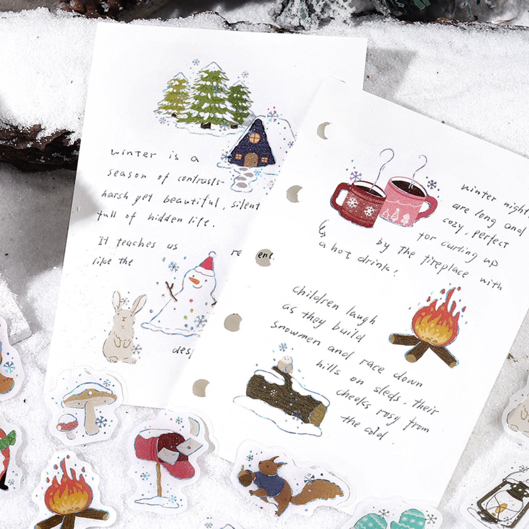 BGM - Planner Sticker - Flake Seal - 2025 Winter Limited - Winter Arrival <Outgoing>