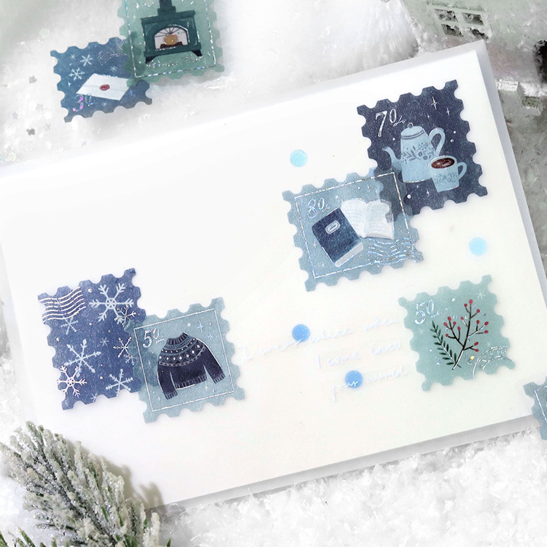 BGM - Planner Sticker - Flake Seal - 2025 Winter Limited - Winter Letter