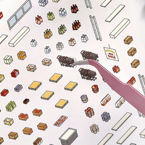 BGM - Planner Sticker - 2.5D Stickers - Vol. 3 - Supermarket