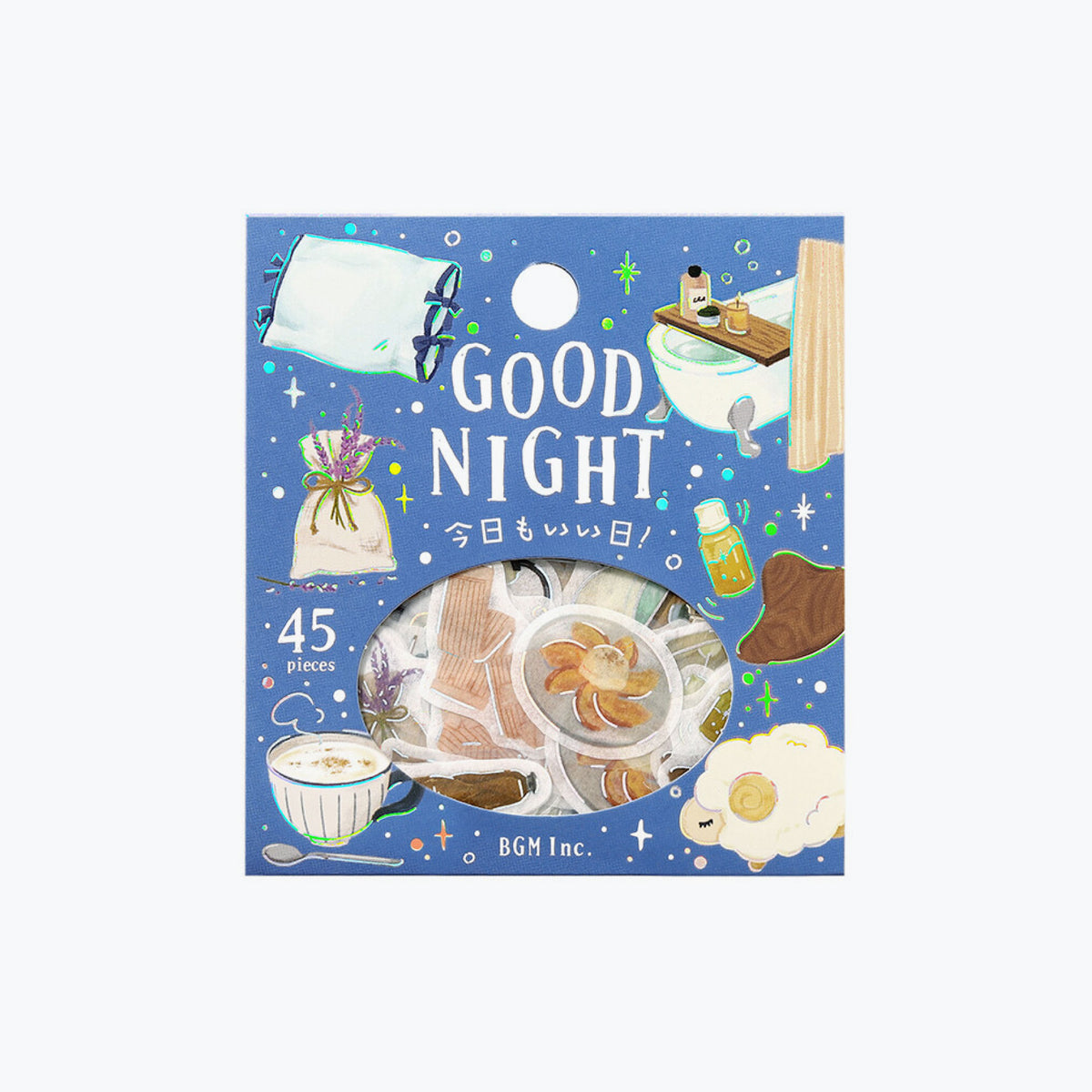 BGM - Planner Sticker - Flake Seal - Another Great Day - Good Night