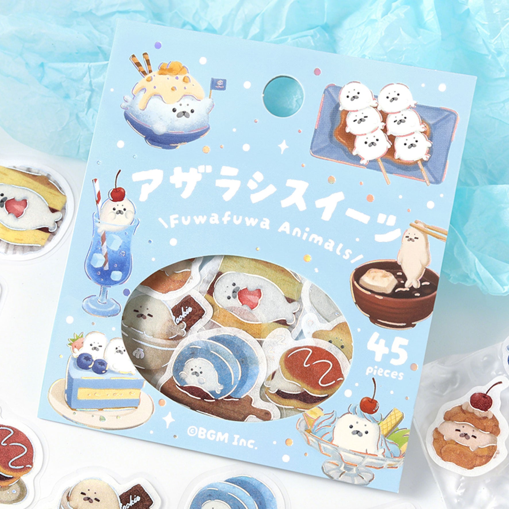 BGM - Planner Sticker - Flake Seal - Fluffy Animals Vol. 2 - Seal Sweets