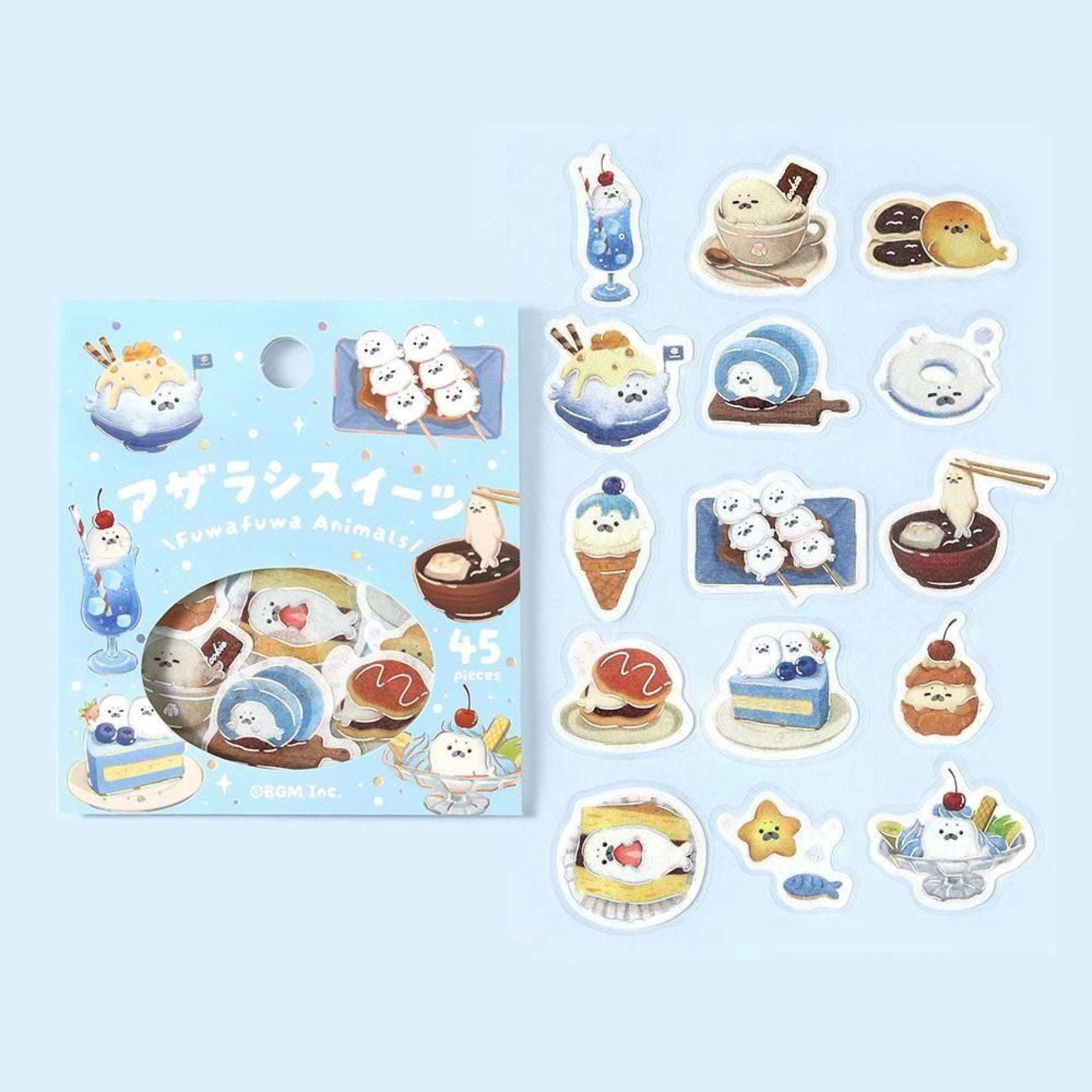 BGM - Planner Sticker - Flake Seal - Fluffy Animals Vol. 2 - Seal Sweets