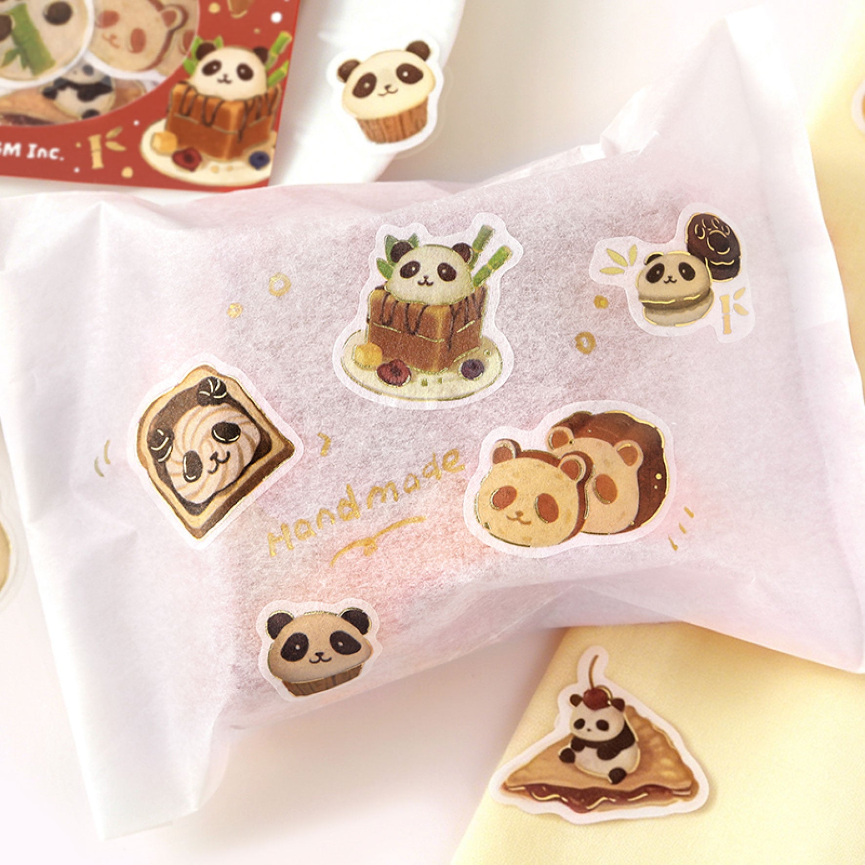 BGM - Planner Sticker - Flake Seal - Fluffy Animals Vol. 2 - Panda Bread
