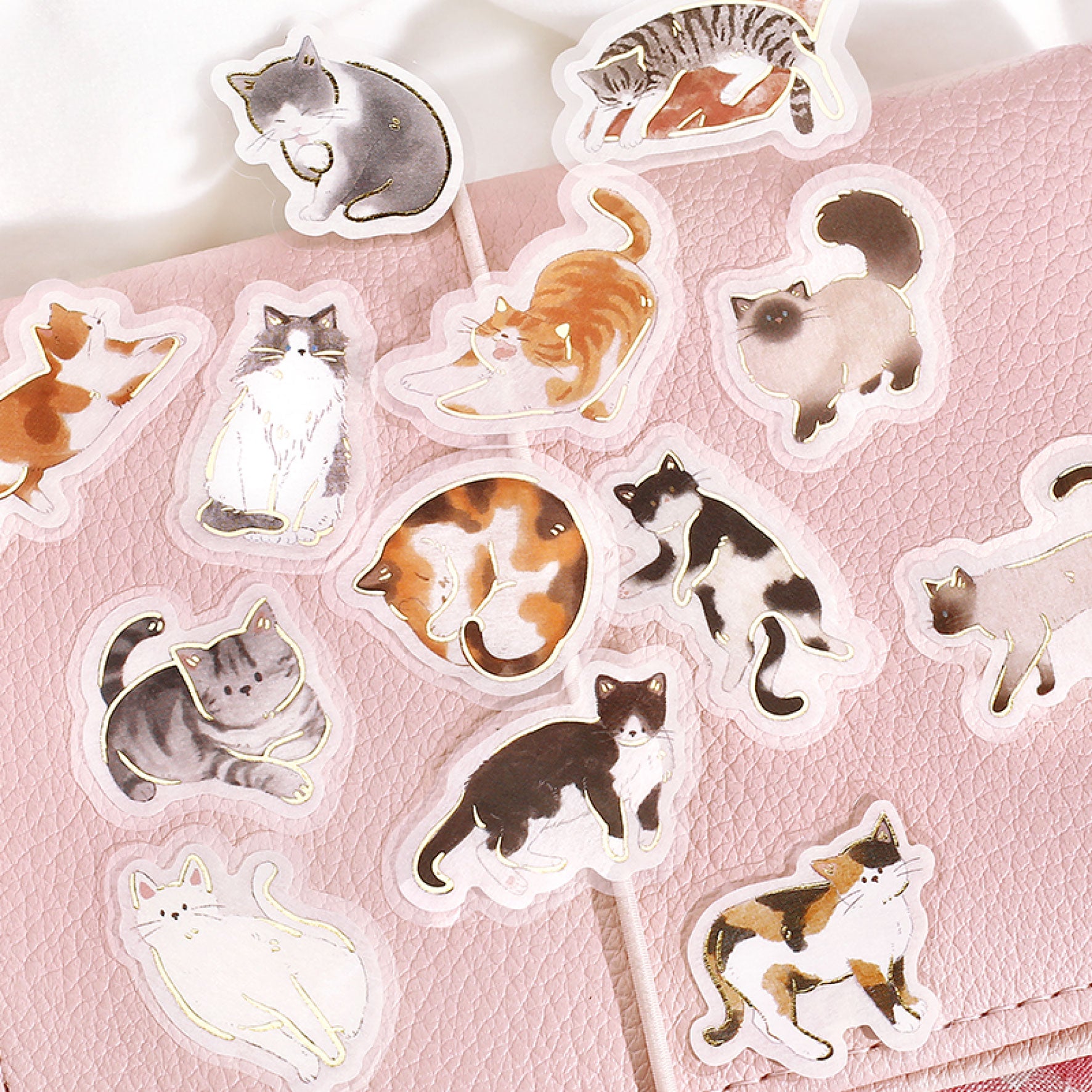 BGM - Planner Sticker - Flake Seal - Ippai - Cats