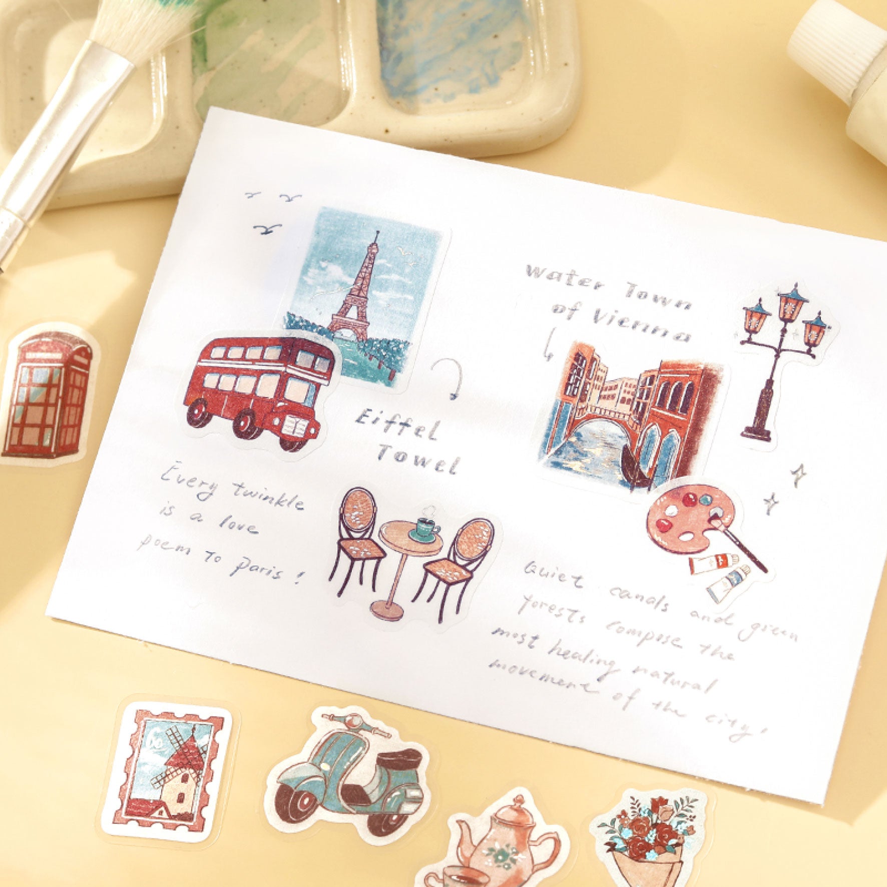 BGM - Planner Sticker - Flake Seal - Journey - To the World