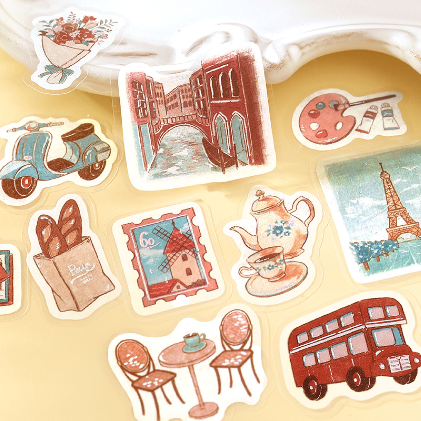 BGM - Planner Sticker - Flake Seal - Journey - To the World