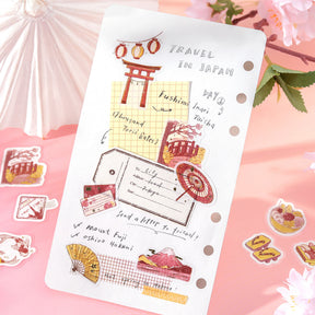 BGM - Planner Sticker - Flake Seal - Journey - To Japan