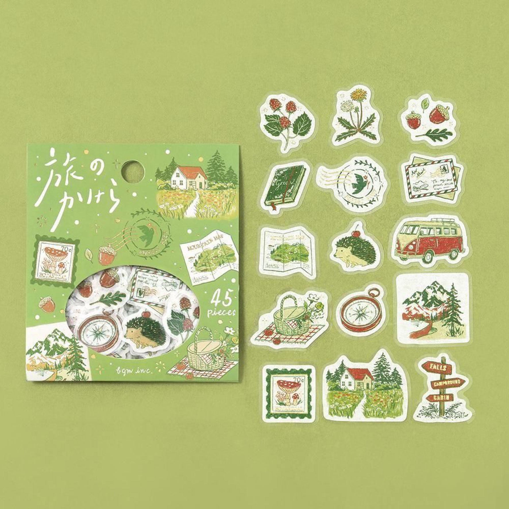 BGM - Planner Sticker - Flake Seal - Journey - To the Forest
