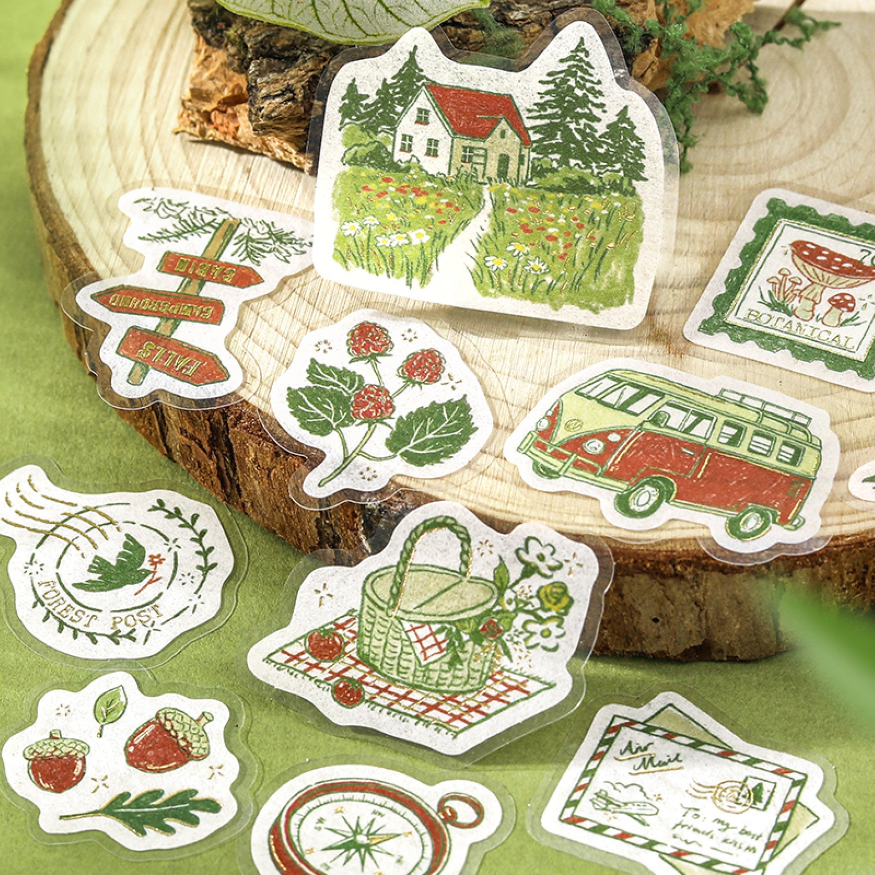 BGM - Planner Sticker - Flake Seal - Journey - To the Forest