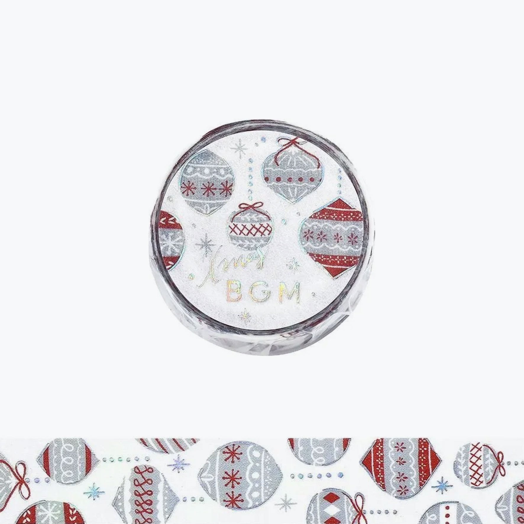 BGM - Washi Tape - Christmas Limited - Nordic Ornaments <Outgoing>