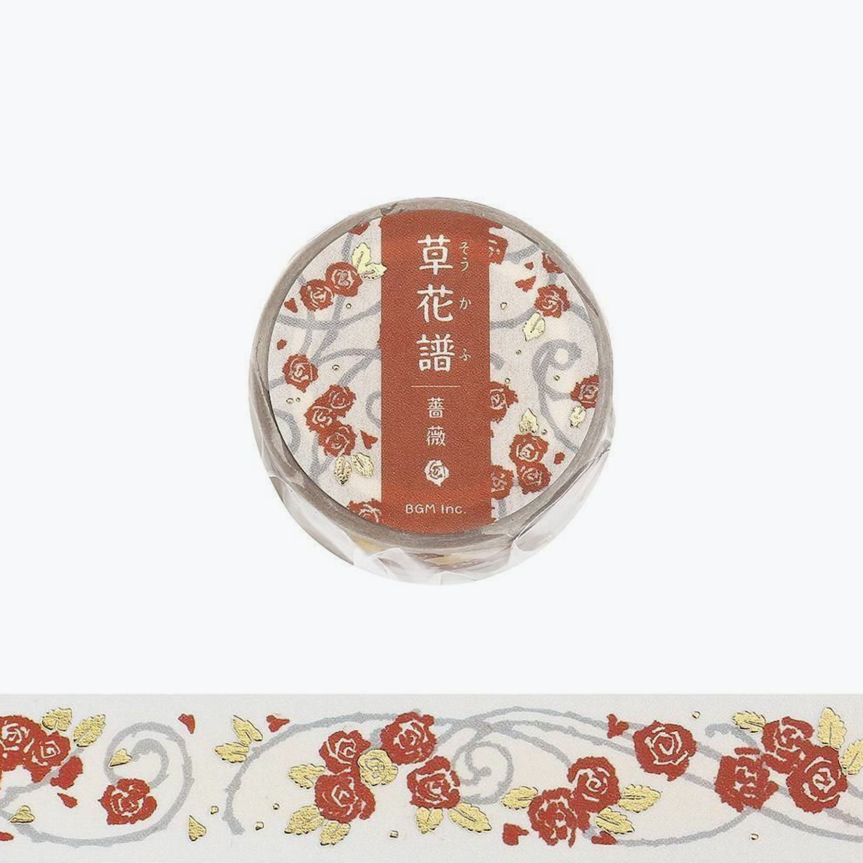 BGM - Washi Tape - Flora - Rose