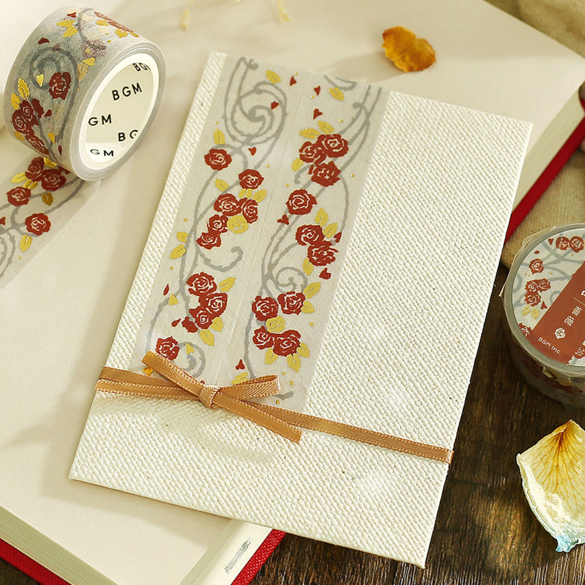 BGM - Washi Tape - Flora - Rose