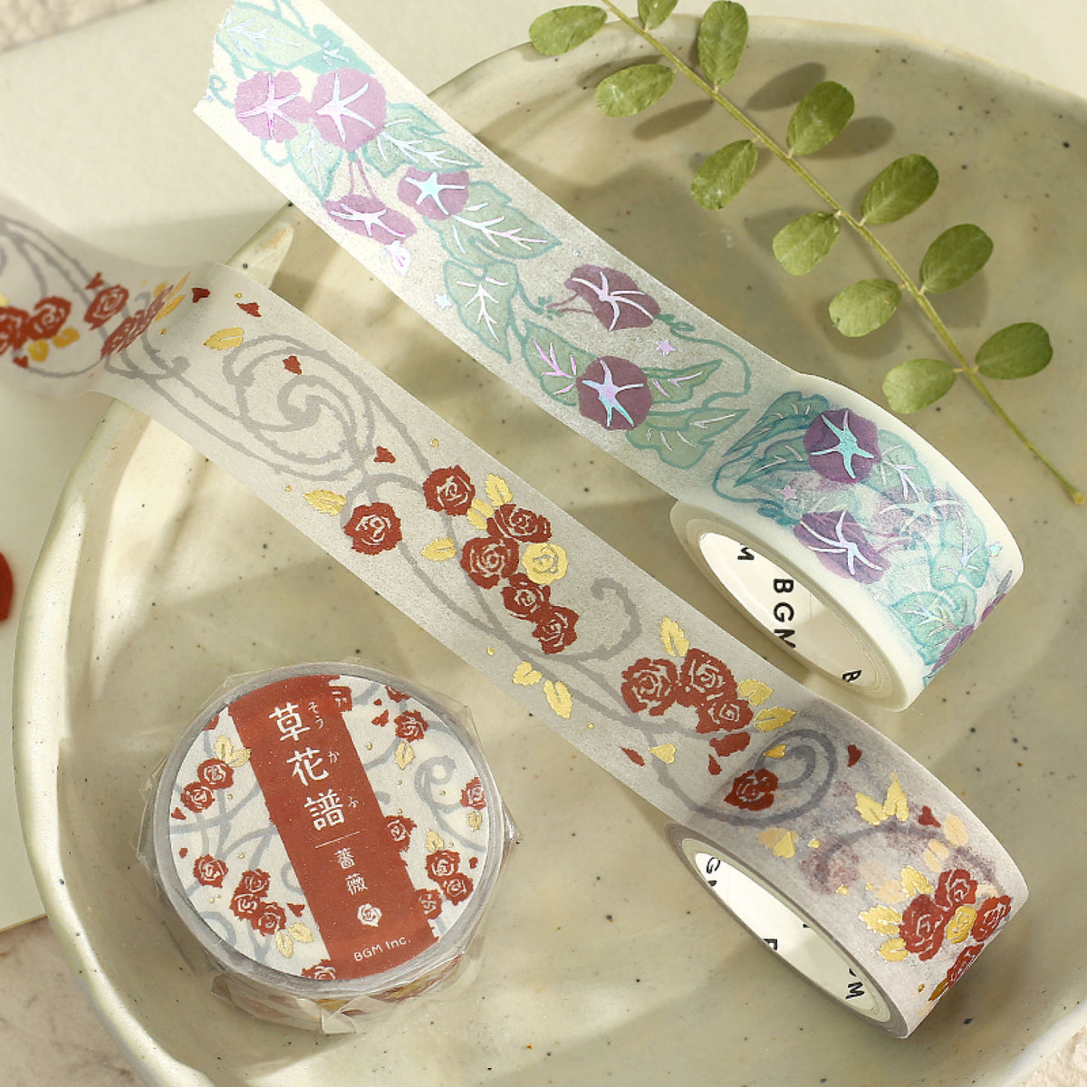BGM - Washi Tape - Flora - Morning Glory