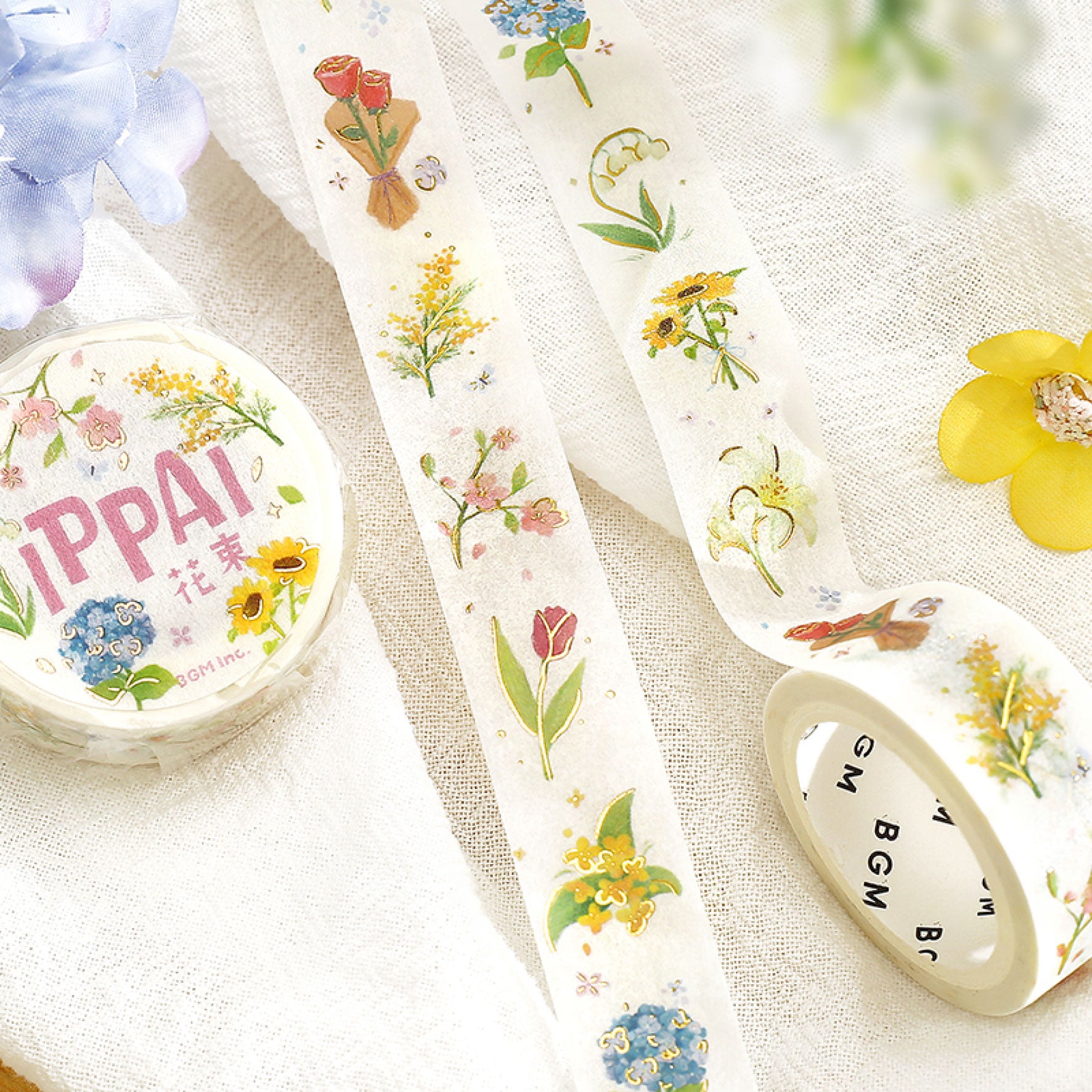 BGM - Washi Tape - IPPAI - Bouquets