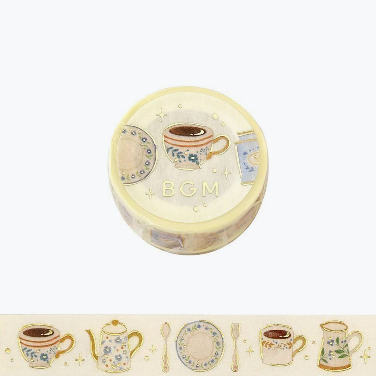 BGM - Washi Tape - Life Foil 3 - Afternoon Tea