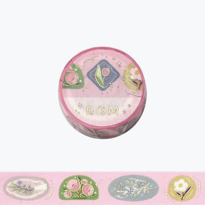BGM - Washi Tape - Life Foil - Flower Brooch