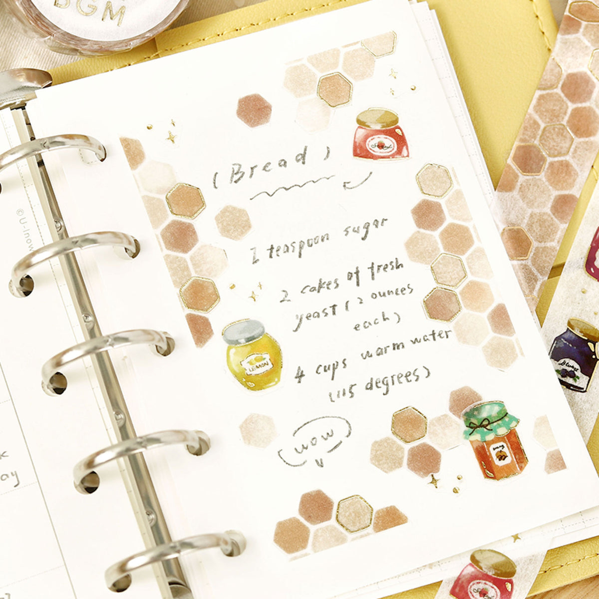 BGM - Washi Tape - Life Foil - Honeycomb