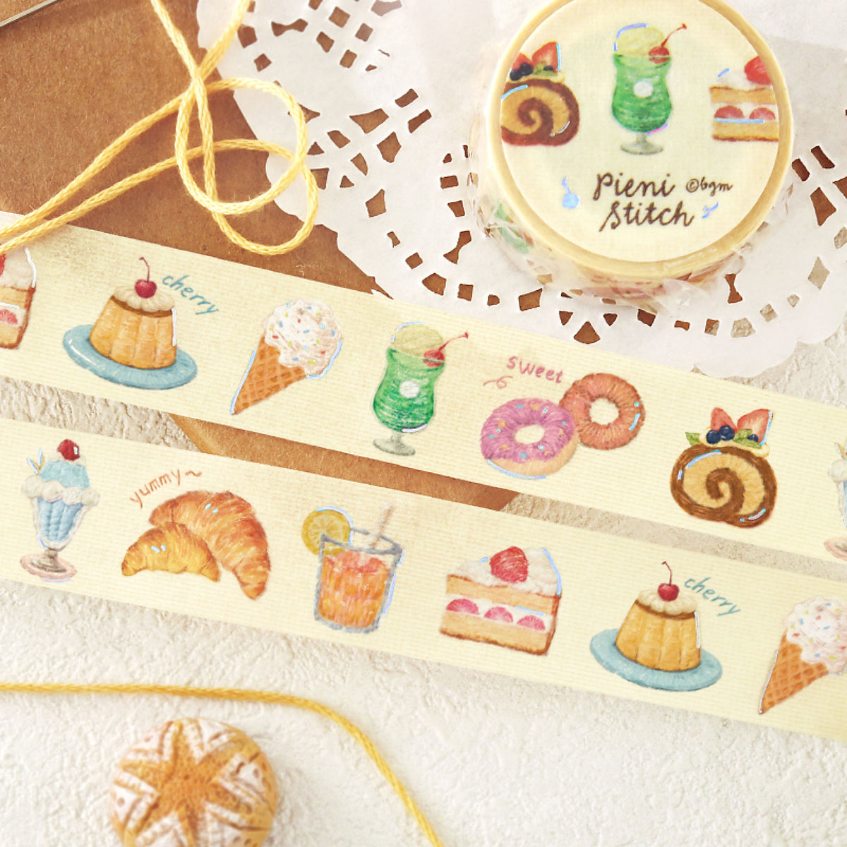 BGM - Washi Tape - Pieni Stitch - Tiny Cafe