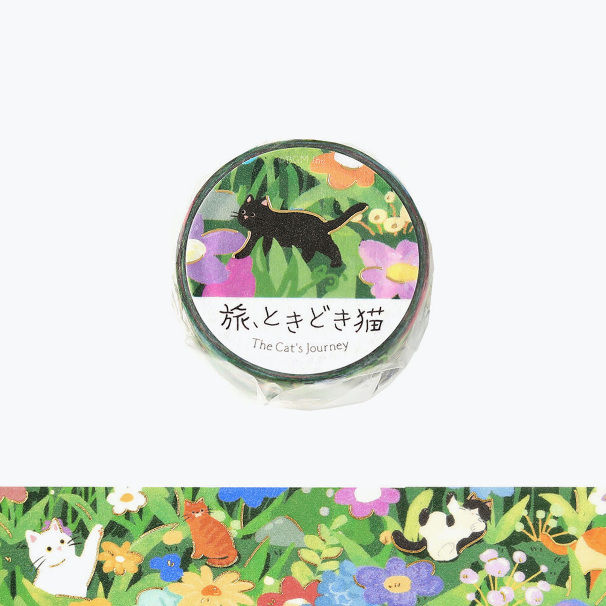 BGM - Washi Tape - The Cat's Journey - A Flowering Meadow