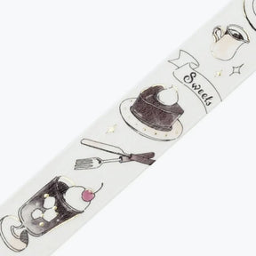 BGM - Washi Tape - Travel Cafe - Noir