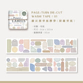 MU Lifestyle - Washi Tape - Page Turn Die-Cut - #001