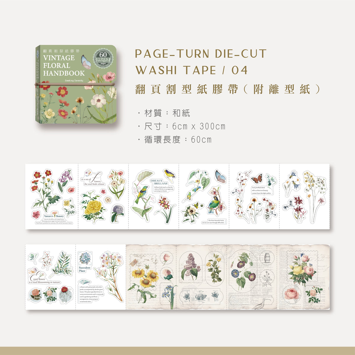 MU Lifestyle - Washi Tape - Page Turn Die-Cut - #004