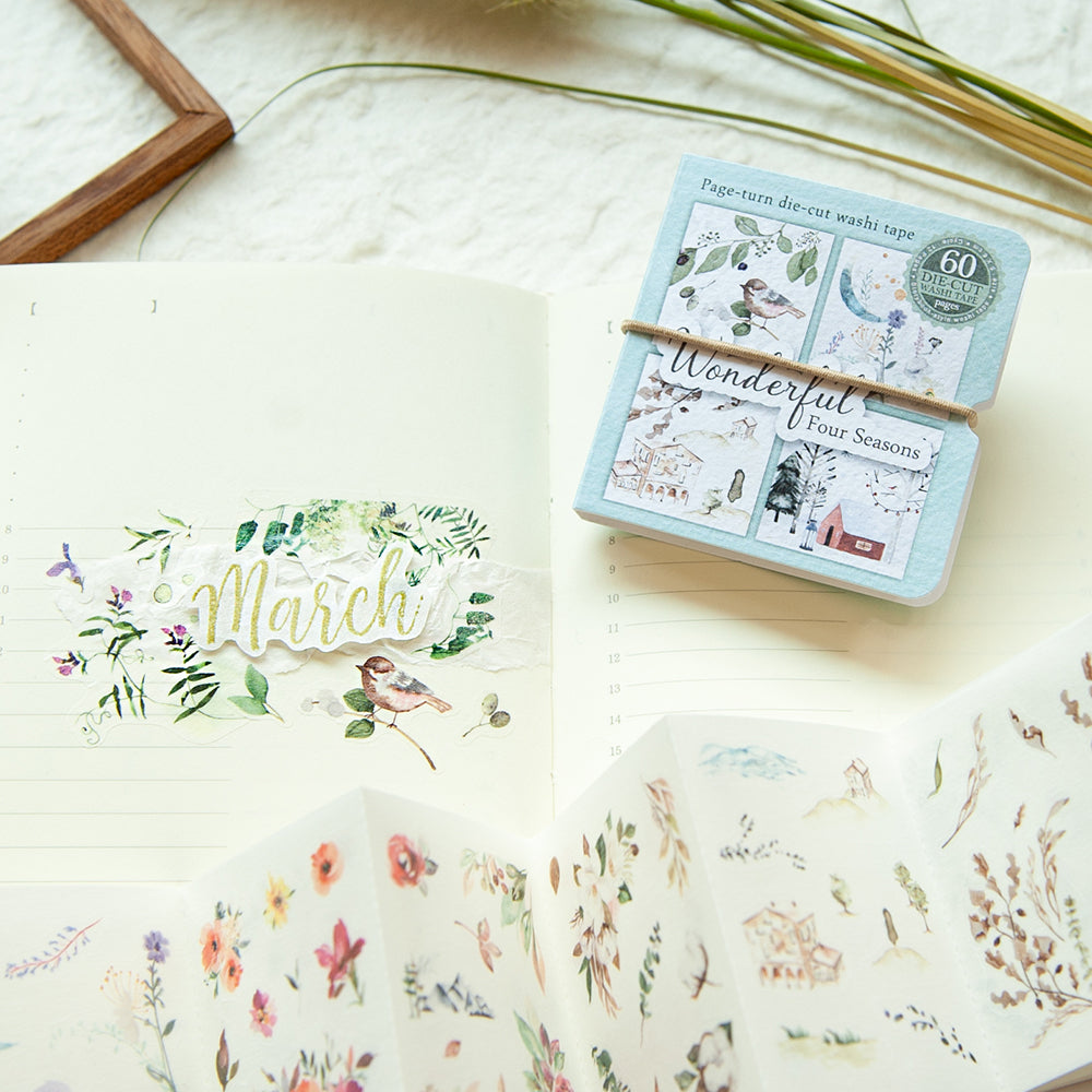 MU Lifestyle - Washi Tape - Page Turn Die-Cut - #007