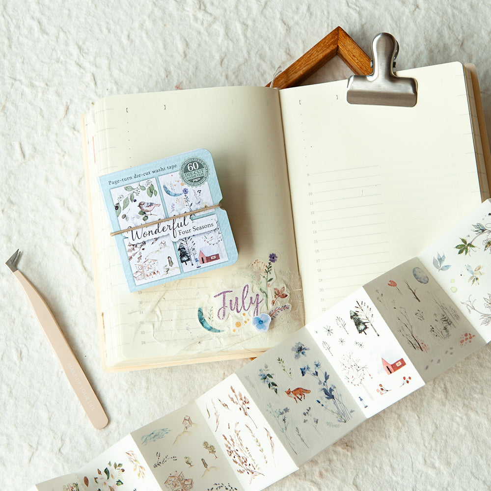 MU Lifestyle - Washi Tape - Page Turn Die-Cut - #007