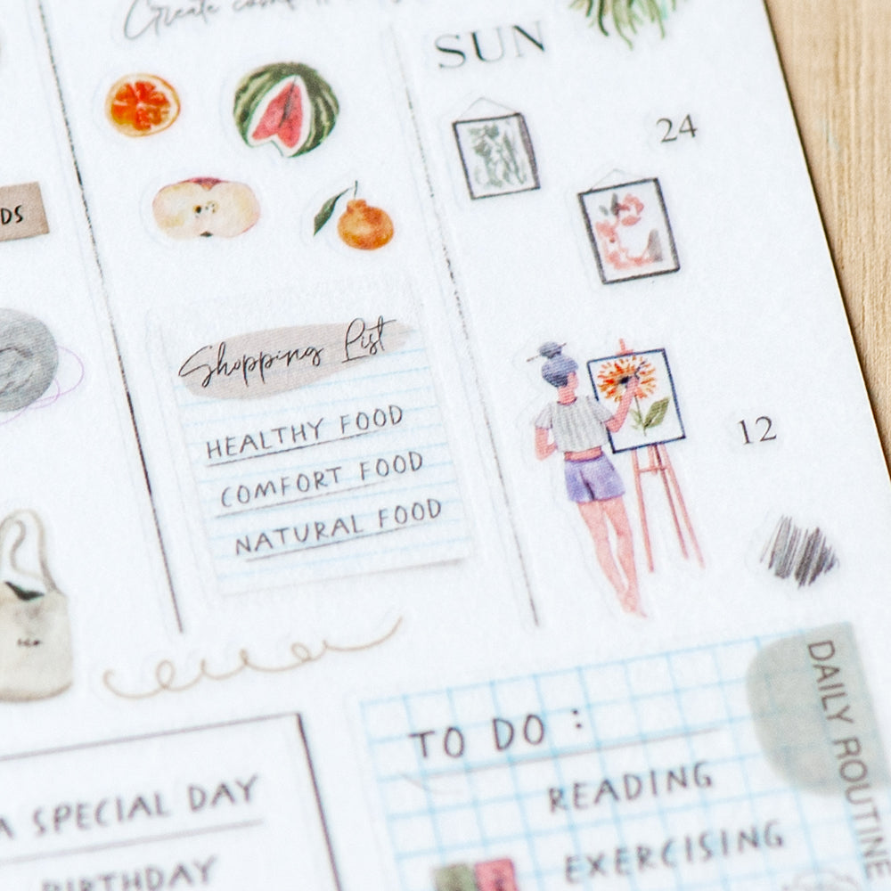 MU Lifestyle - Planner Sticker - Print On - #271