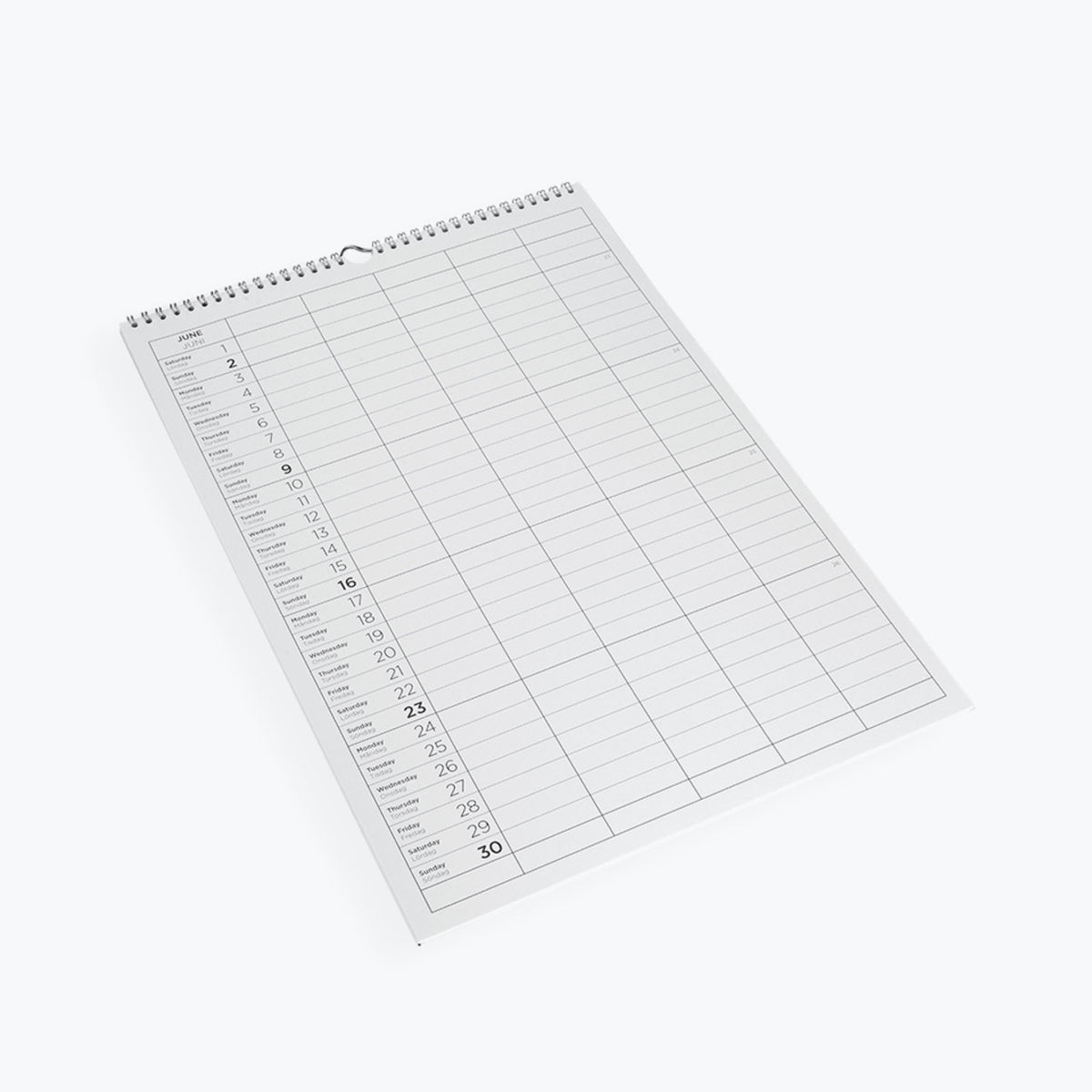 Bookbinders Design - 2024 Calendar - A3
