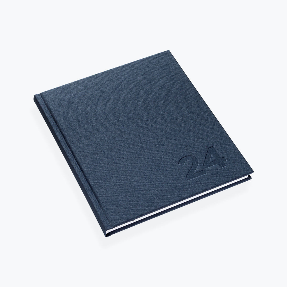 Bookbinders Design - 2024 Diary - Hardcover - Regular - Smoke Blue