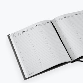 Bookbinders Design - 2024 Diary - Hardcover - Regular - Blackberry