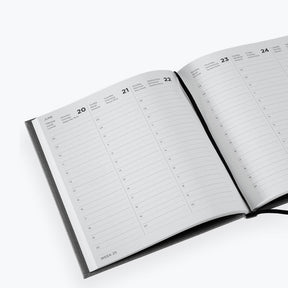 Bookbinders Design - 2024 Diary - Hardcover - Regular - Dusty Green