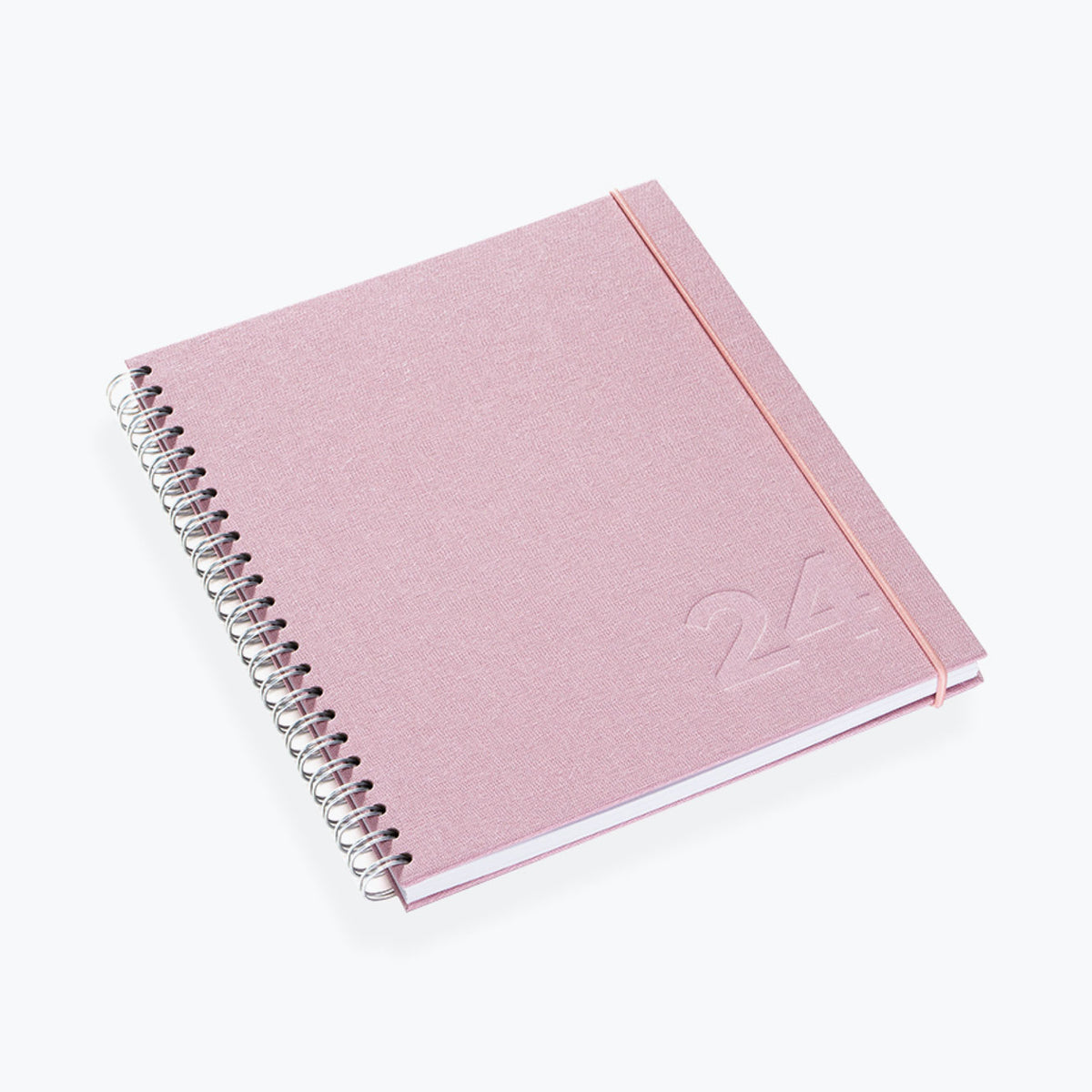 Bookbinders Design - 2024 Diary - Wire-O - Regular - Dusty Pink
