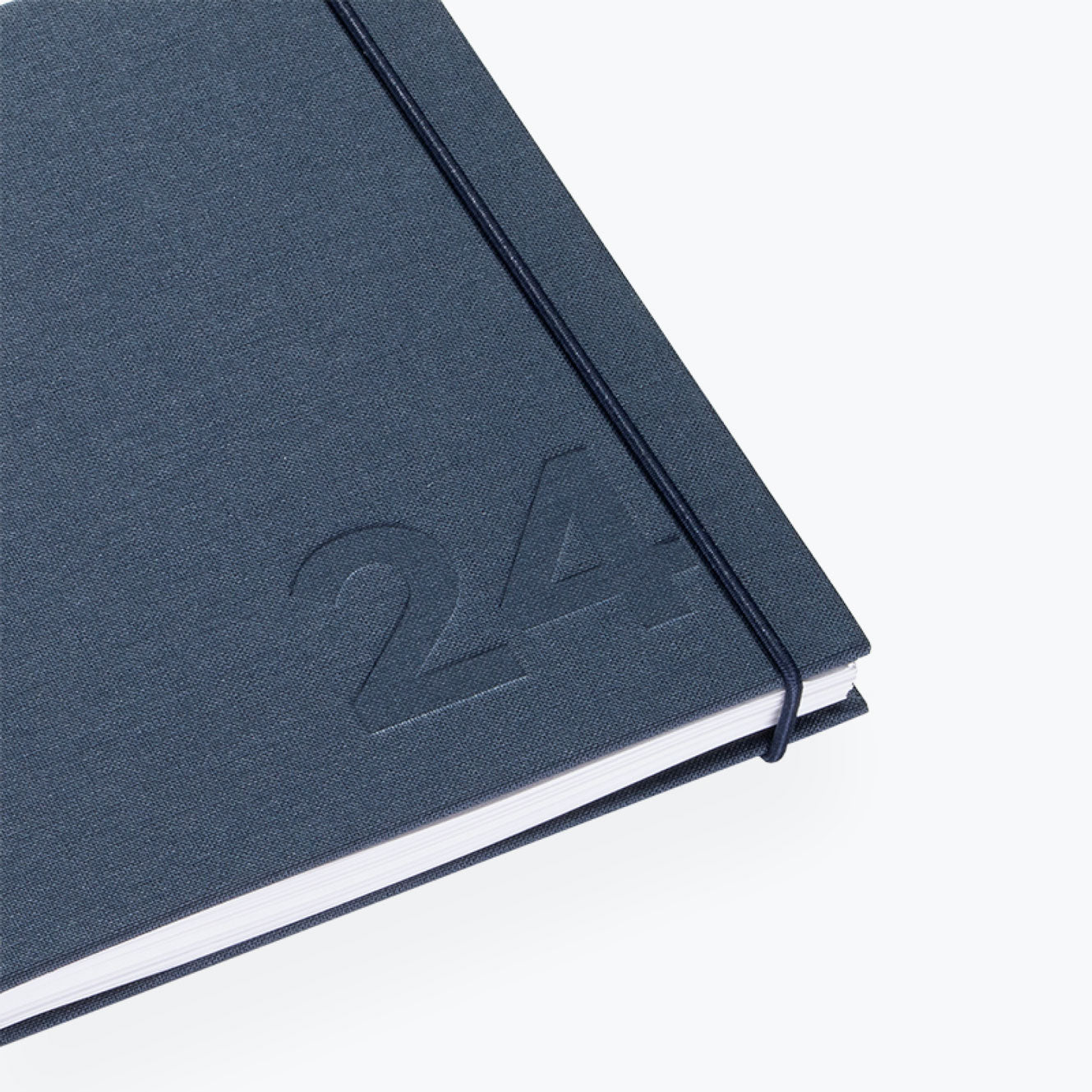 Bookbinders Design - 2024 Diary - Wire-O - Small - Smoke Blue