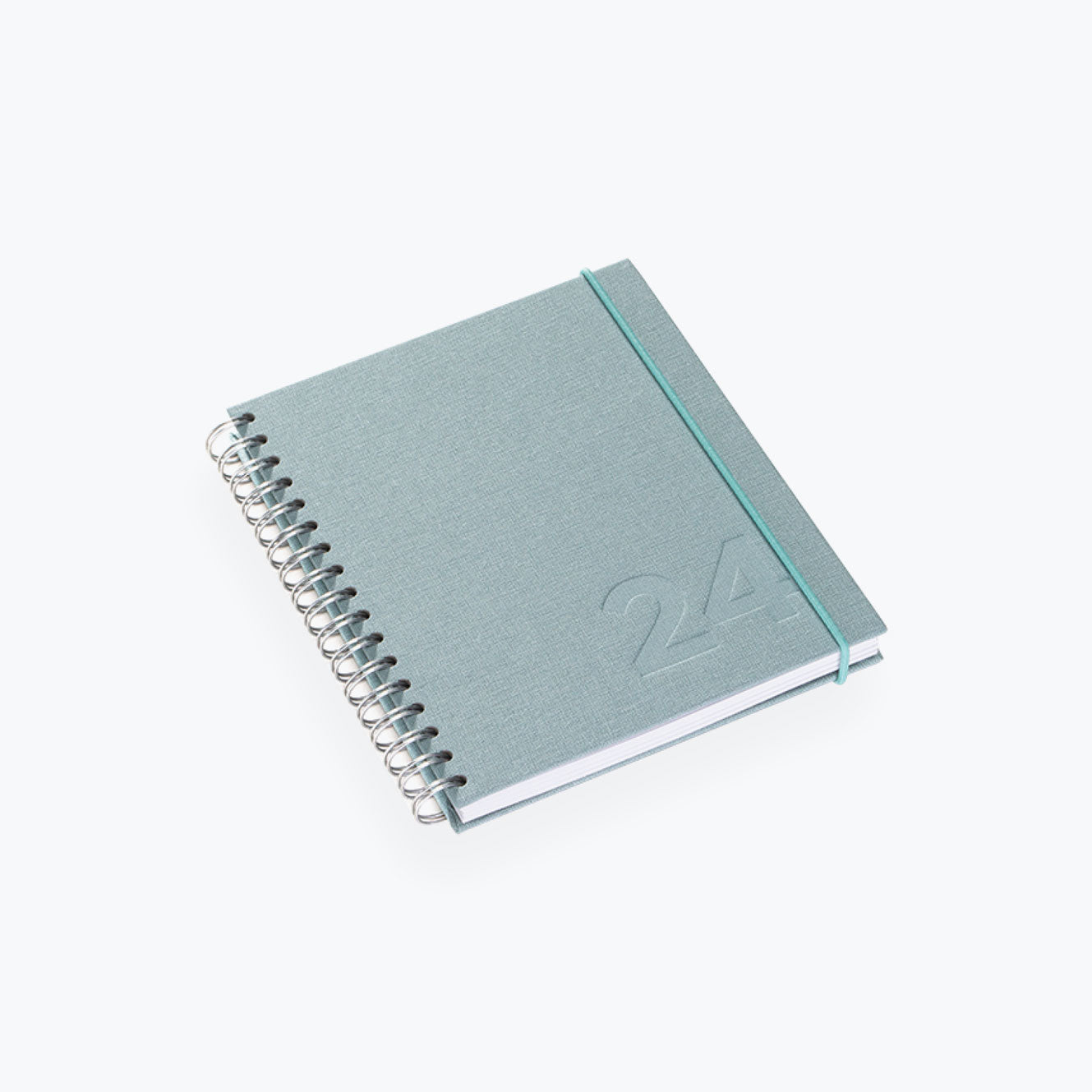 Bookbinders Design - 2024 Diary - Wire-O - Small - Dusty Green