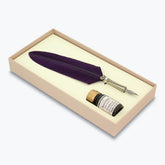 Bortoletti - Calligraphy Pen Set - Feather - Purple