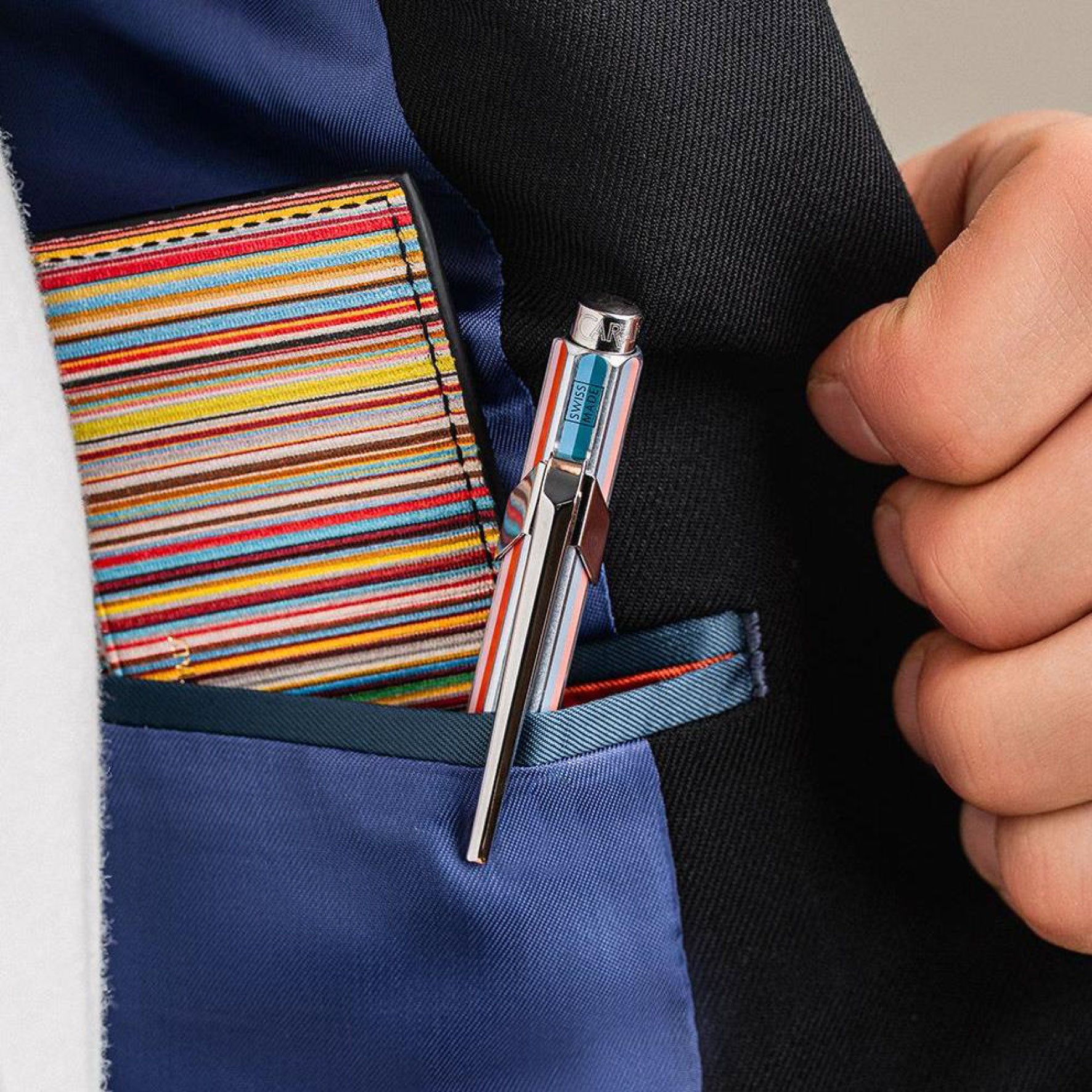 Caran d'Ache - Ballpoint Pen - 849 Paul Smith 5 - Silver
