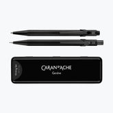 Caran d'Ache - Ballpoint Pen + Mechanical Pencil - 849 Bar - Black Code